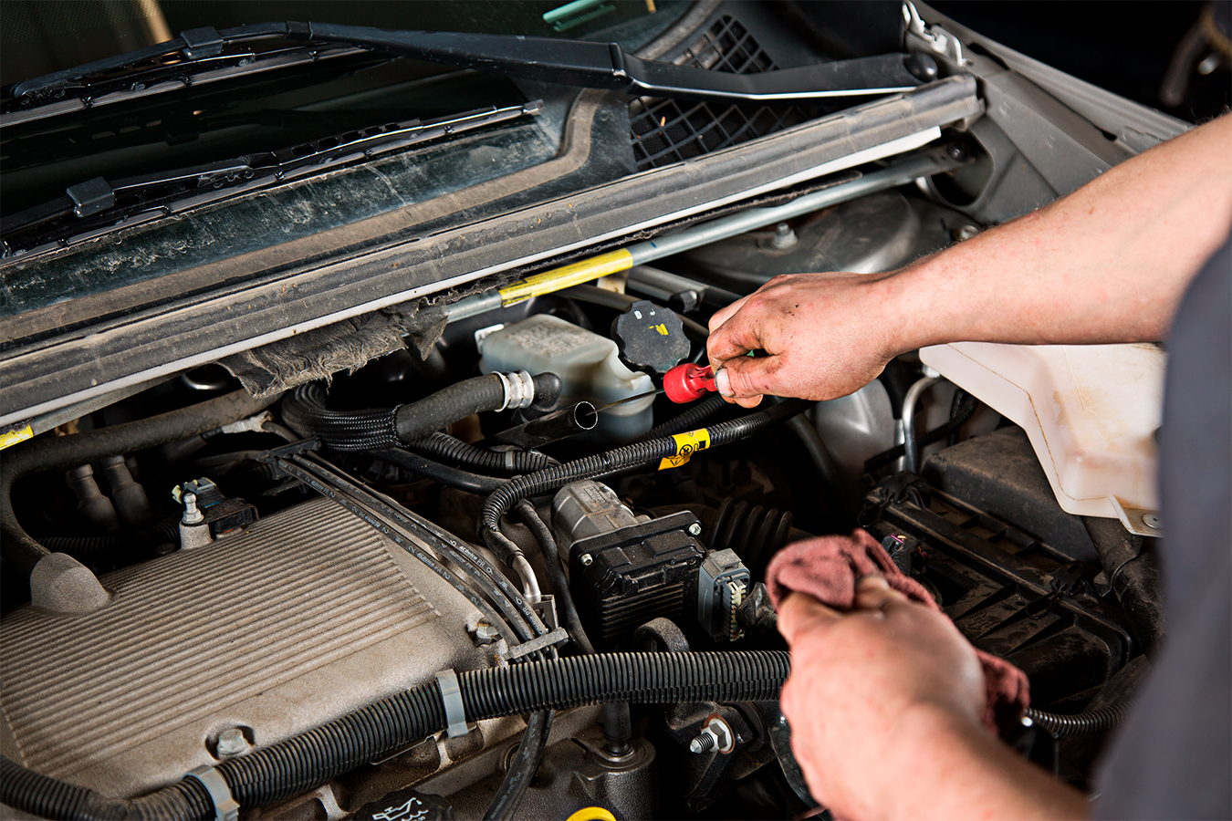 best way to check transmission fluid